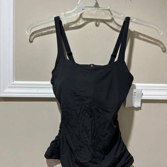 Black One Piece Swimsuit With Removable‎ - Picture 1 of 4